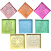 Rangoli Tool Kit | 8 Assorted Stencils | Rangoli Powder in Squeeze Bottles | Set of 18