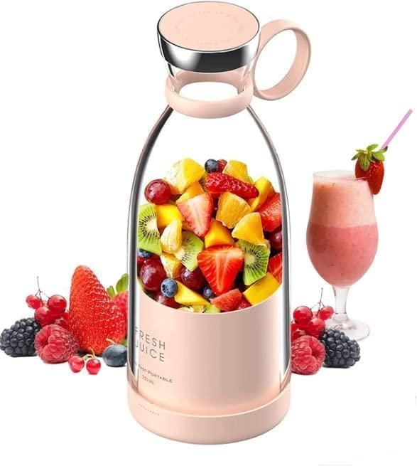 Electric Portable Mini Juicer Bottle | Wireless Personal Size Blender for Smoothies and Shakes