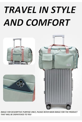 Durable Duffle Bag with Separate Shoe Compartment