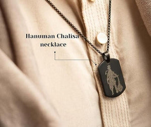 Hanuman Chalisa Pendant with Chain | Stainless Steel