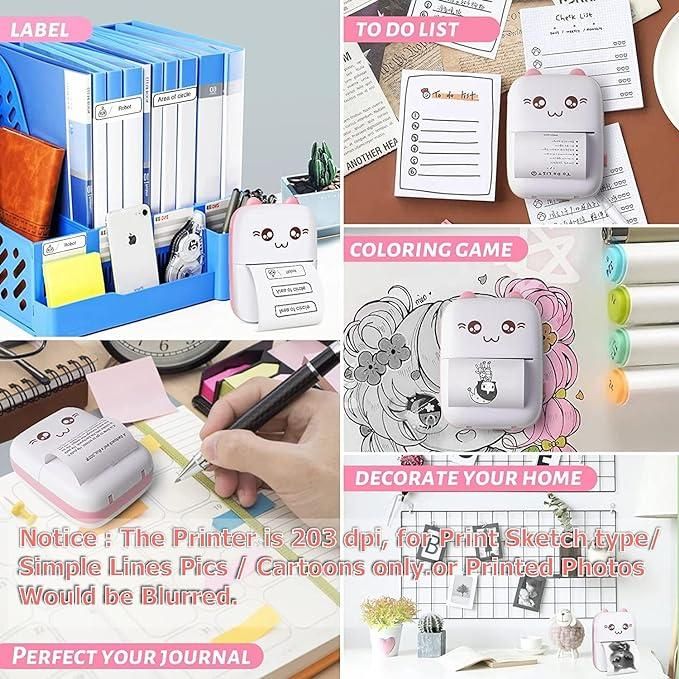 Inkless Bluetooth Pocket Printer | Wireless Mobile Photo Printing