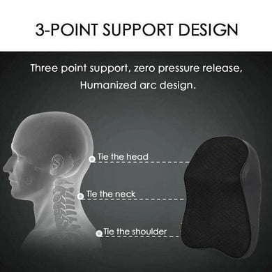 Supportive Neck Pillow for Car or Office Chair | Memory Foam Comfort
