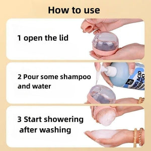 Hair Scalp Massager | Silicone Brush for Improved Blood Flow