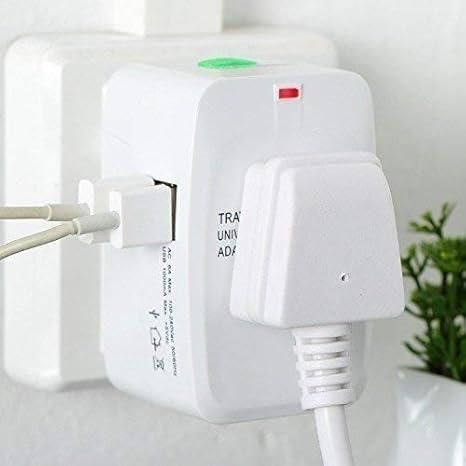 Worldwide Travel Adapter with Dual USB Charger Ports