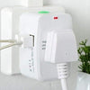 Worldwide Travel Adapter with Dual USB Charger Ports