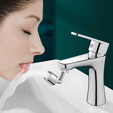 720° Rotating Bathroom Faucet | Stainless Steel Spray Head
