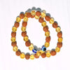 Rudraksha and Citrine Crystal Bracelet | Spiritual and Stylish Accessory | Pack of 2