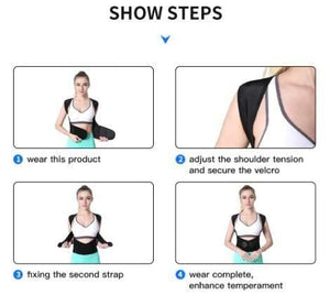 Adjustable Back Posture Corrector - Relieve Pain and Improve Posture