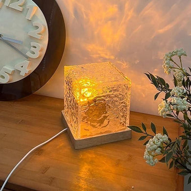 Rotating Water Ripple Night Light | Soothing Ambiance for Your Space