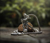 Hanumanji with Gada Silver Pendant Chain