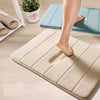 Water-Absorbent Memory Foam Bath Mat | Soft | Grey