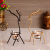 Deer Tea Light Holders | Handcrafted Metal | Set of 2