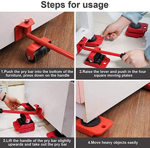 Furniture Lifter Mover Tool Set | Heavy Duty Furniture Shifting and Lifting