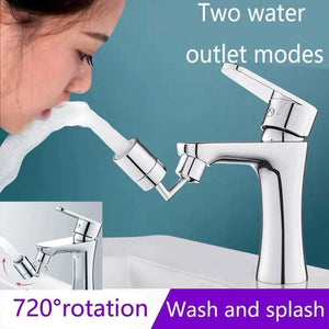 720° Rotating Bathroom Faucet | Stainless Steel Spray Head