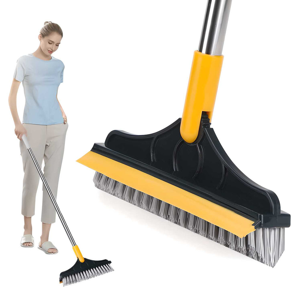 120° Rotating Bathroom Tile Cleaner Brush | Long Handle