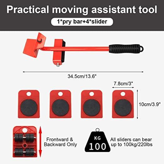 Furniture Lifter Mover Tool Set | Heavy Duty Furniture Shifting and Lifting