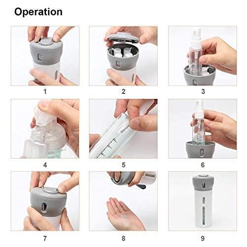 4-in-1 Travel Bottles Set | Leak-Proof Containers for Toiletries