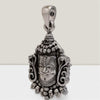 Silver Mahakal Pendant with Chain | Elegant Spiritual Accessory for Men