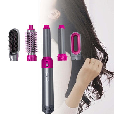 5-in-1 Hot Air Brush | Detachable Hair Dryer with Comb