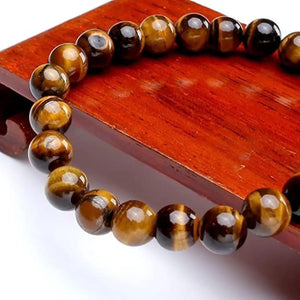 Tiger Eye Yellow Crystal Healing Stone Bracelet | Pack of 2