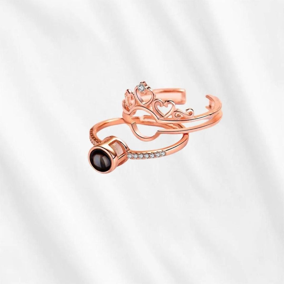 I Love You In 100 Languages Adjustable Ring - Perfect Gift for Women