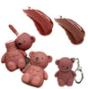 2 in 1 Keychain Bear Matte Lipstick Set - Pack of 2 Assorted Colors
