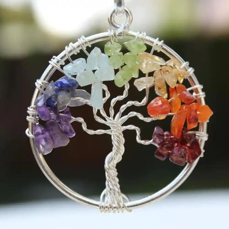 Tree of Life with 7 Chakra Pendant | Expansion of Consciousness