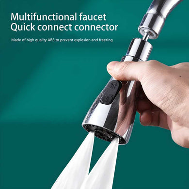 3-Mode Kitchen Sink Faucet | Stainless Steel | 2 Spray Modes