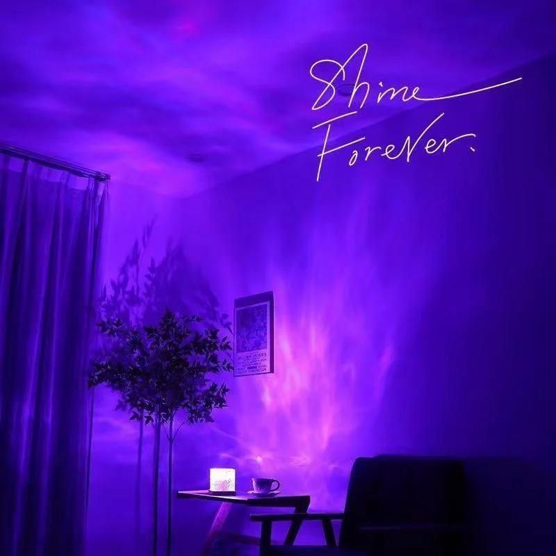 Rotating Water Ripple Night Light | Soothing Ambiance for Your Space
