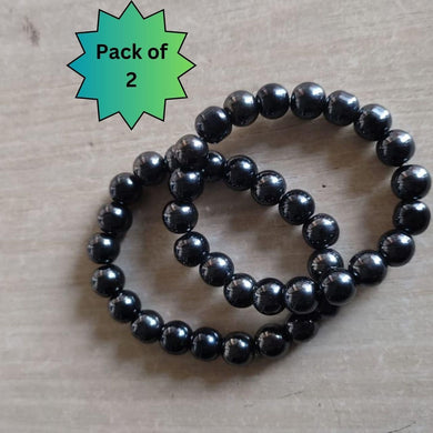 Glossy Crystals Bracelet  | Pack of 2 | Sparkling Accessory
