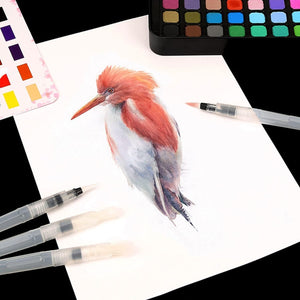 Watercolor Tank Brush Set of 6 - Perfect for Artists