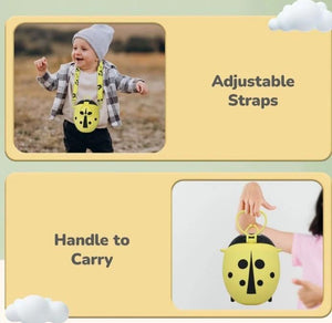 Leak-Proof Baby Straw Bottle with Adjustable Straps