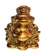 Triple Frog Feng Shui Figurine for Wealth, Health & Prosperity