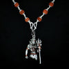 Handmade Rudraksha Shivji Pendant with Elegant Chain