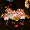 Rose Scented Minijar Candles | Set of 5