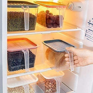 Unbreakable Kitchen Storage Containers | Airtight Fridge Organizers| Pack of 6