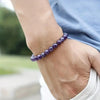 Stretchable Handmade Natural Crystal Stone Bracelet | Pack of 2