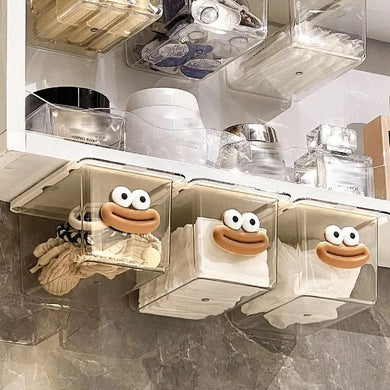 Transparent Drawer Storage Box | Stackable Organizer for Makeup, Jewelry, and More