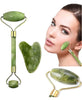 Smooth Facial Roller & Massager | Natural Jade Stone