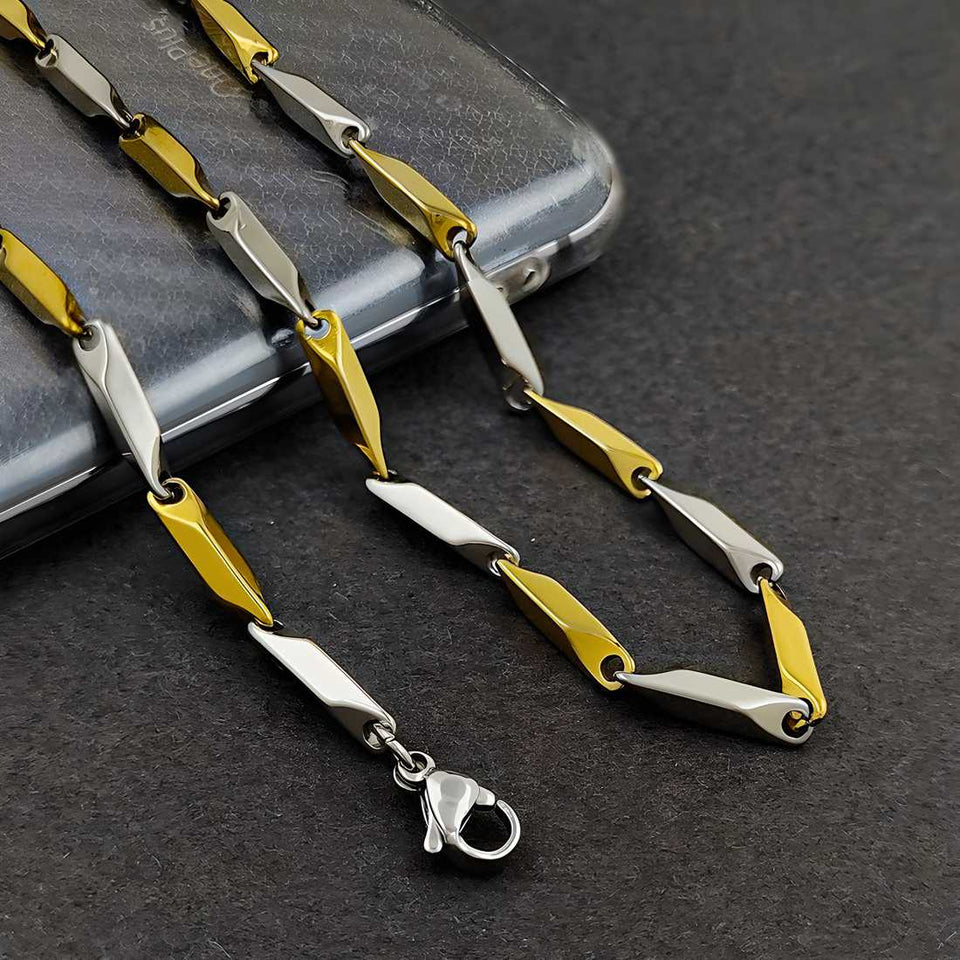 Lovely Gold & Silver Plated Chain | Elegant Ethnic Accessory