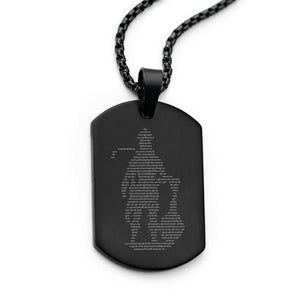 Hanuman Chalisa Pendant with Chain | Stainless Steel