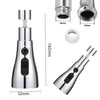 3-Mode Kitchen Sink Faucet | Stainless Steel | 2 Spray Modes