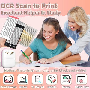 Inkless Bluetooth Pocket Printer | Wireless Mobile Photo Printing