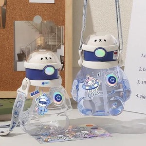Portable Clear Water Bottle | Reusable and Durable | Kid's Favorite