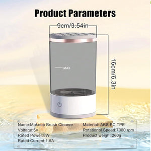 Make Up Brush Cleaner | Electric Brush Cleaner | USB Rechargeable Automatic Deep Cosmetic Cleaning Device