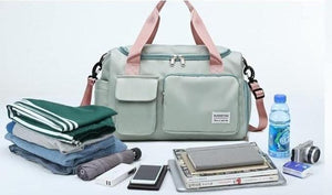Durable Duffle Bag with Separate Shoe Compartment