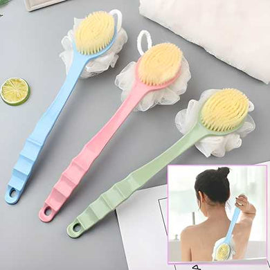 2-in-1 Bath Brush & Loofah Set | Exfoliating & Massaging
