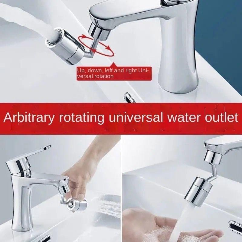 720° Rotating Bathroom Faucet | Stainless Steel Spray Head