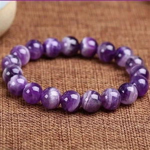 Stretchable Handmade Natural Crystal Stone Bracelet | Pack of 2