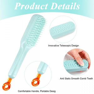 Self-Cleaning Anti-Static Massage Comb | Detangle and Revitalize Hair